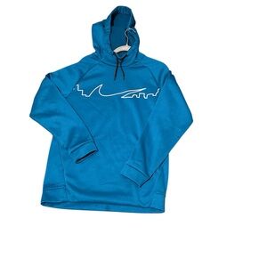Nike Kids Blue Rashguard Hoodie